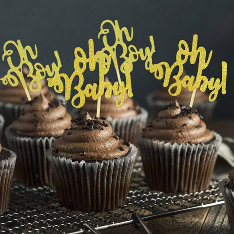 Baby Cupcake Topper Baby Shower-HA00638-Veeddydropshipping