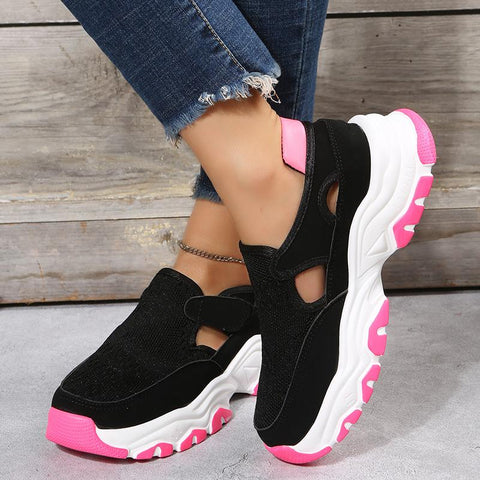 Women Breathable Sport Platform Non-Slip Comfort Fashion-BS00802-Veeddydropshipping