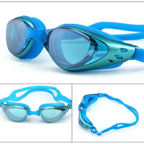 Swimming Goggles Myopia Men Women Anti-Fog Prescription Waterproof Silicone Swim-OS00166-Veeddydropshipping