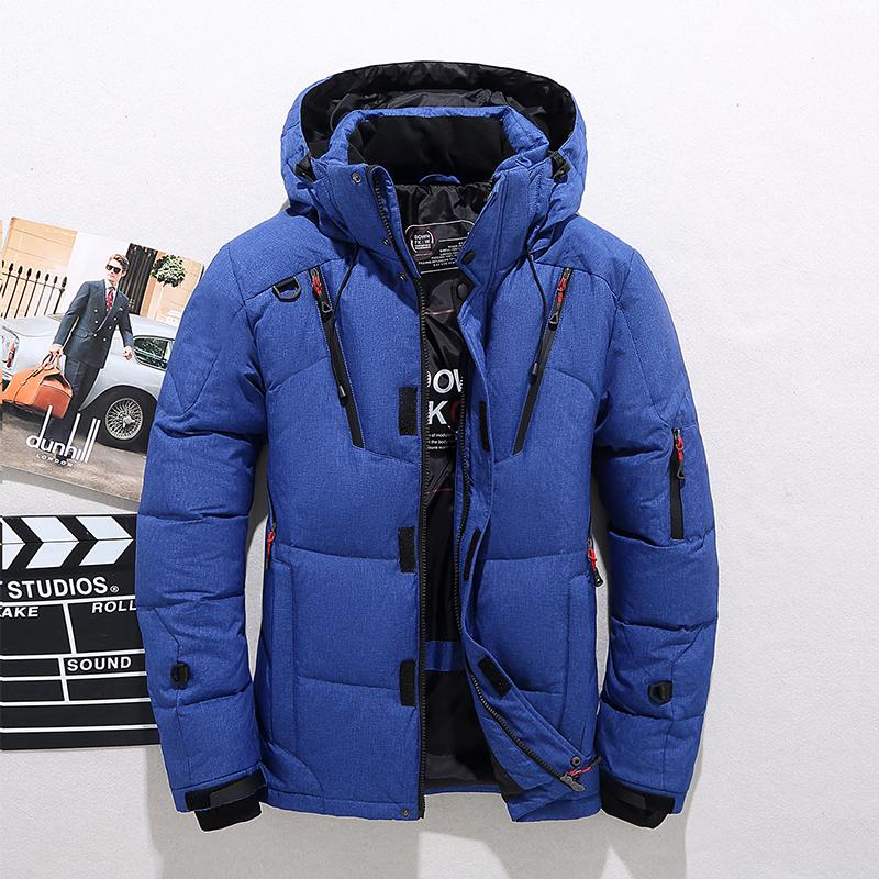 Jacket Men Winter Warm Men Jacket Coat White Duck-Veeddydropshipping