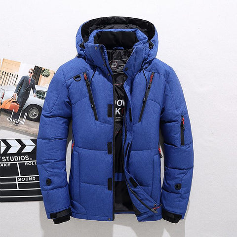 Jacket Men Winter Warm Men Jacket Coat White Duck-Veeddydropshipping