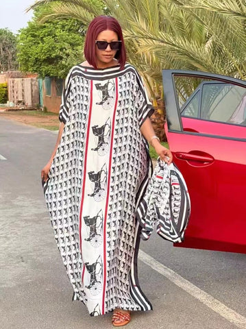 Fashion Dashiki Women Long Dress-WF01534-Veeddydropshipping