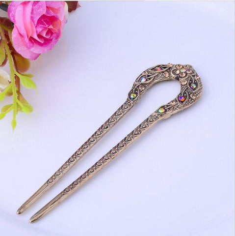 Hair Stick Pin Women Hair Jewelry-WF01287-Veeddydropshipping