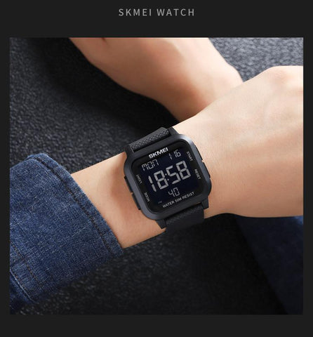 Outdoor Sport Watch Men Alarm  Clock Waterproof -JW00784-Veeddydropshipping