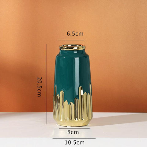 vase ceramic model room decoration-HA00299-Veeddydropshipping