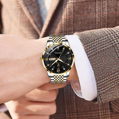 Men Watch Stainless Steel Luxury  Waterproof  Sport Wrist Watches-JW00676-Veeddydropshipping