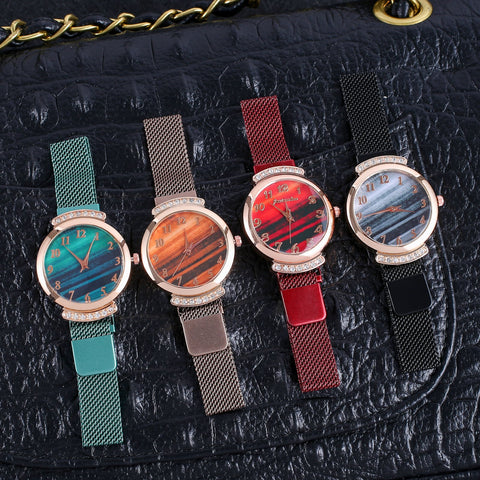 Numbers Watch Fashion Green Quartz Watches Clock -JW01003-Veeddydropshipping