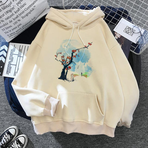 My Neighbor Totoro Harajuku Hoodies Women Studio Ghibli Kawaii Sweatshirt-TB01317-Veeddydropshipping