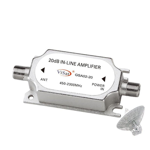 Hot Satellite Signal Booster Amplifier 20dB In-line 950-2150MHZ -CE00898-Veeddydropshipping