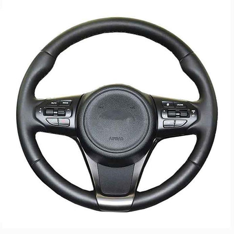 Wheel Cover For Kia Sorento 2015 Black Artificial Leather-AM01378-Veeddydropshipping
