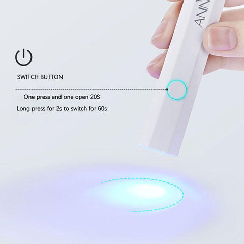 Portable Mini Pen Lamp Gel Polish Manicure Dryer -BH01087-Veeddydropshipping