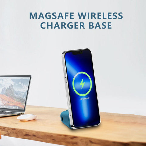 Magnetic Phone Holder Bracket with Mag-safe Wireless Charger Bluetooth-PA00076-Veeddydropshipping