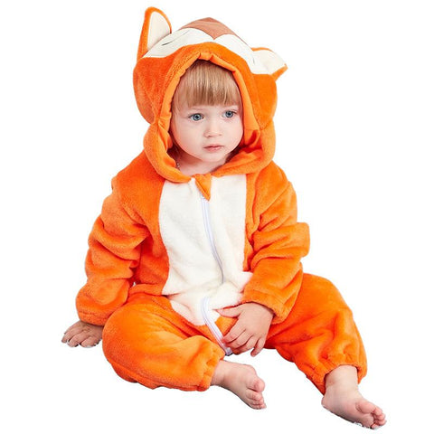 Kids Onesie Pajamas Animal Panda Tiger Unicorn Ropa Bebe Baby Rompers-TB01059-Veeddydropshipping