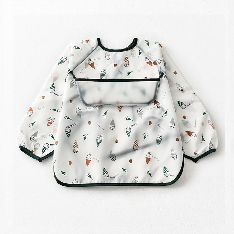 Cute Baby Bibs Toddler Baberos Bavoir Waterproof Long Sleeve -Veeddydropshipping-6