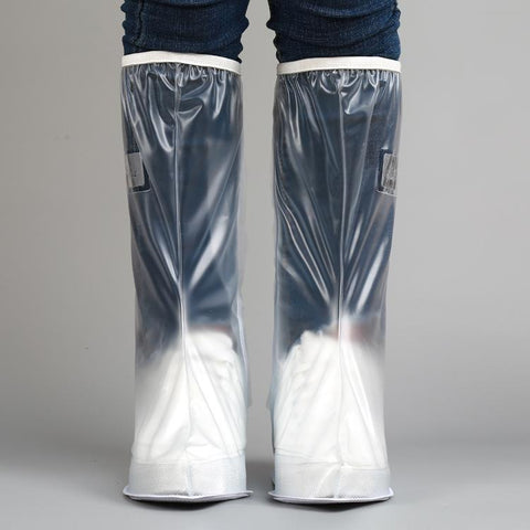 High Tube Rain Shoe Cover with Pressed Edge Thickened-HA00999-Veeddydropshipping