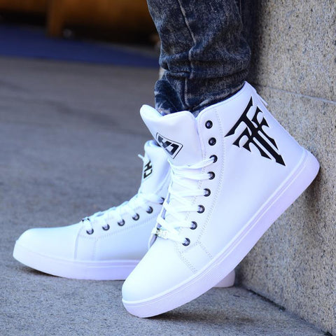 Male Comfortable High Top Shoes Men Autumn Spring-BS01373-Veeddydropshipping