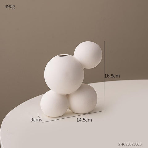 modern desk ceramic vase decorative vases-HA00250-Veeddydropshipping