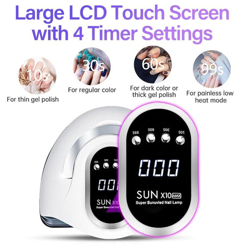 Professional Nail Dryer Lamp For Manicure Powerful LEDs  -BH01082-Veeddydropshipping
