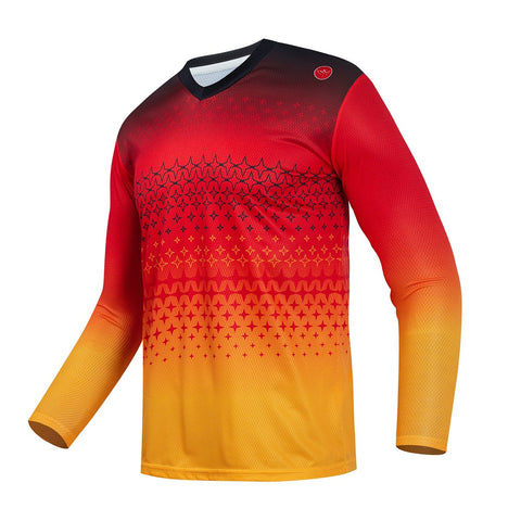New Men's Downhill Jersey Motocross Clothing MTB Shirts Breathable Road Bike-OS01065-Veeddydropshipping