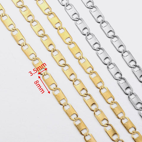 Stainless Steel Chains  Chain for Necklace Bracelet Jewelry DIY-JW01652-Veeddydropshipping