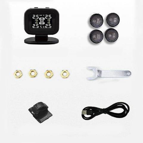 Smart Car TPMS Tire Pressure Monitoring System Digital TMPS LCD Display-AM00158-Veeddydropshipping