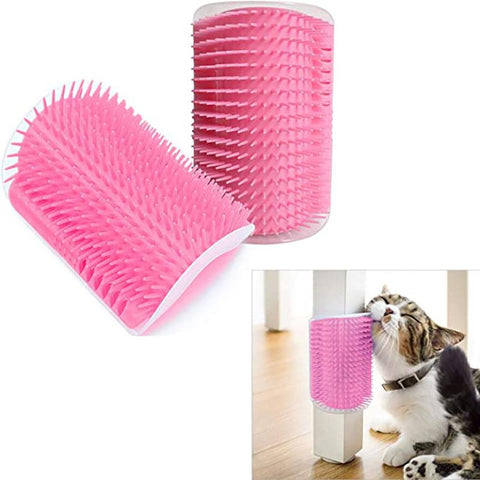 Cat Corner Brush Comb Arch Plastic Scratcher-HA01441-Veeddydropshipping