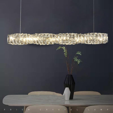Modern Crystal Remote Control Dimmable Chandelier-TI00341-Veeddydropshipping