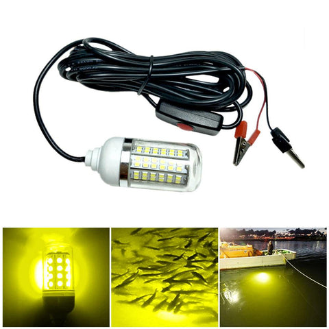12V LED Fishing Light 100W Ip68 Lure Fish Finder Lamp 108 leds 2835SMD-TI00958-Veeddydropshipping