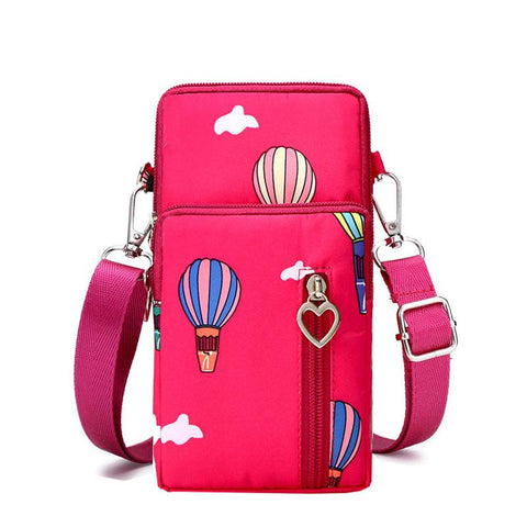 Bag Cute Girl Cell Phone Sweet Key Coin Storage Organizer Crossbody-BS00356-Veeddydropshipping