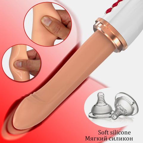 Sex Machine Telescopic Dildo Vibrator and Automatic Up Down Massager -BH01262-Veeddydropshipping