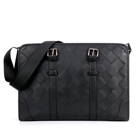 Genuine Leather Business Men&#39;s Briefcase Male Shoulder Bag Men Messenger-BS00511-Veeddydropshipping