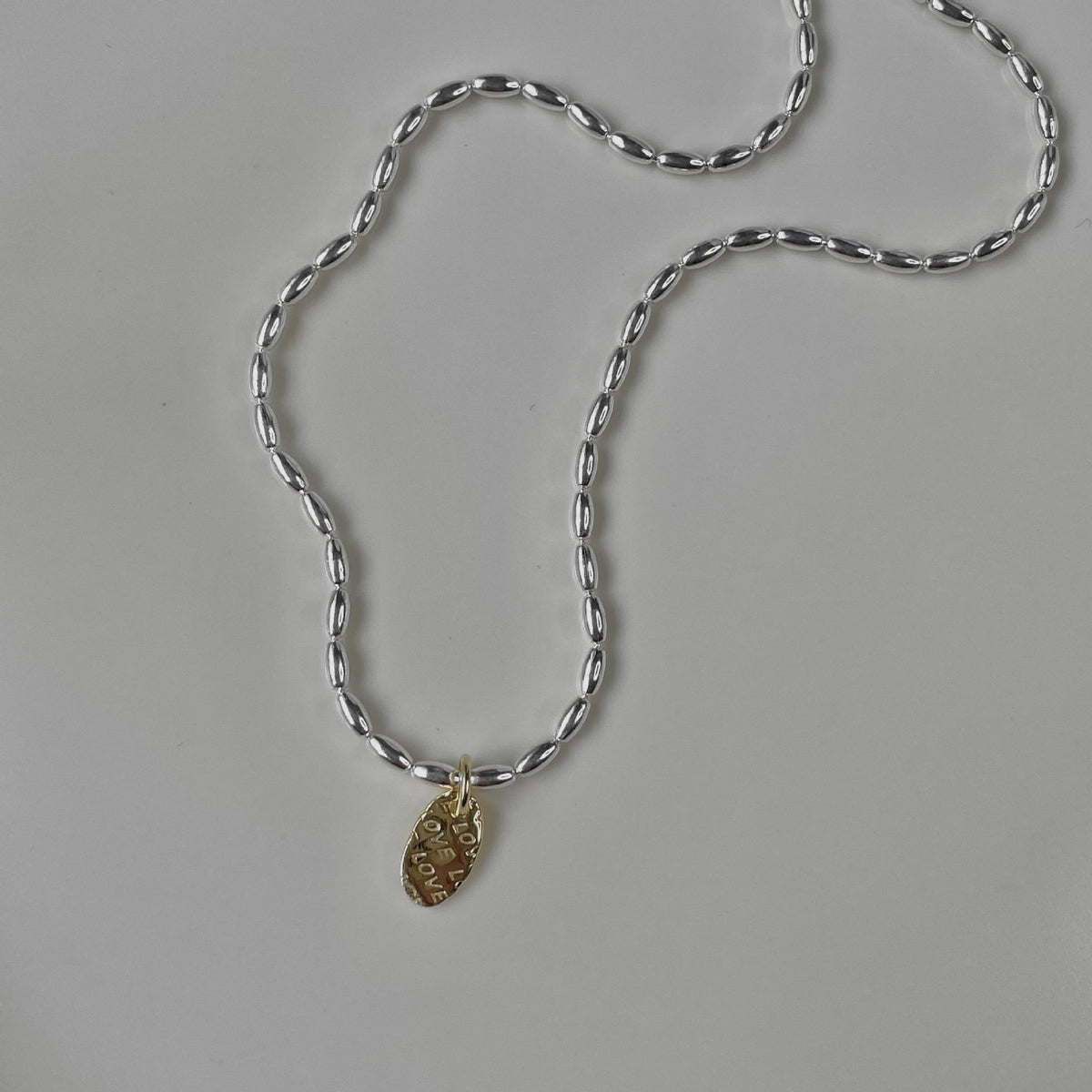 Vintage Olive Beads Chian Necklace  Clavicle Choker-JW01268-Veeddydropshipping