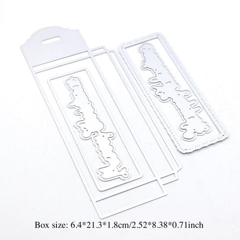 Box Metal Stencils for DIY Scrapbooking Paper Cards-HA00121-Veeddydropshipping