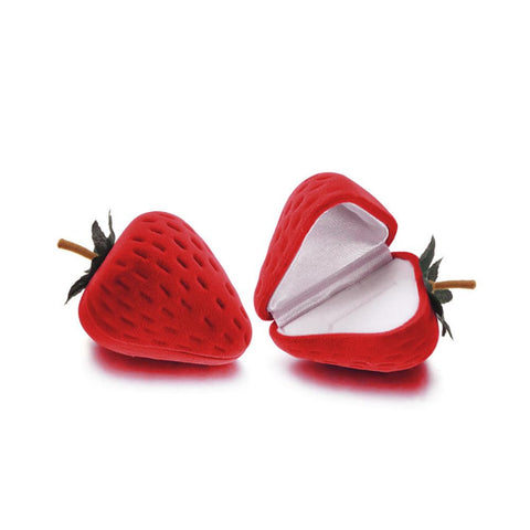Flip Jewelry Box Flocking Earrings Ring Storage Case-HA00810-Veeddydropshipping