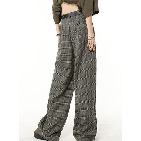 Women Long Trousers Wide Leg Pants-WF00643-Veeddydropshipping