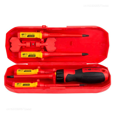 Screwdrivers Set with Bits Electrician-TI00128-Veeddydropshipping