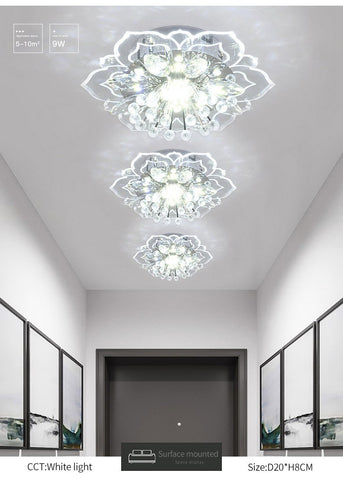 LED Crystal Ceiling Light Aisle Luxury-TI00285-Veeddydropshipping
