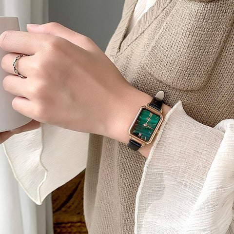 Luxury Green Simple Fashion Waterproof Quartz -JW01053-Veeddydropshipping
