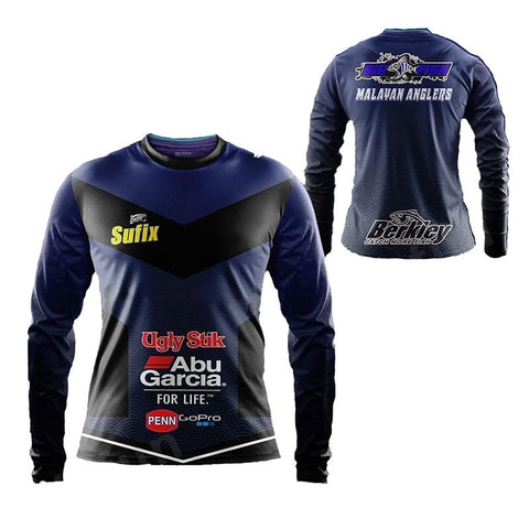 Red Summer Long Sleeve Crew Neck Off-Road Fishing Suit Mountain Bike Moisture-OS00445-Veeddydropshipping
