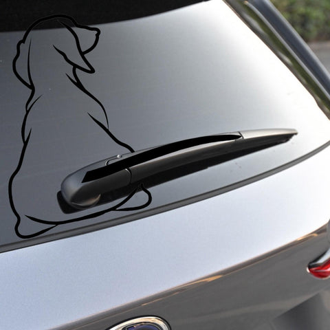 Dogs Sticker Interesting Tail Wiper Decals Removable-AM00780-Veeddydropshipping