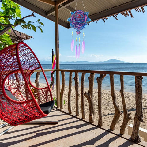 DIY Diamond Painting Dream Catcher Wind Chimes-HA00115-Veeddydropshipping