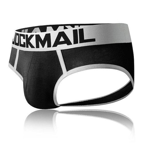 Briefs BOTTOMLESS Gay Penis Pouch Open Back Underpants-MF01675-Veeddydropshipping