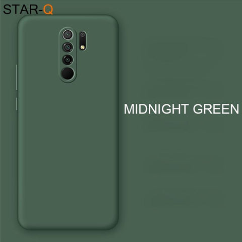 for redmi9 New upgrade full cover camera liquid silicone phone case for xiaomi redmi 9-PA00325-Veeddydropshipping