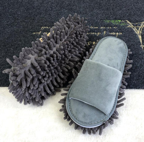 Washable Microfiber Dust Mop Slippers-HA01100-Veeddydropshipping