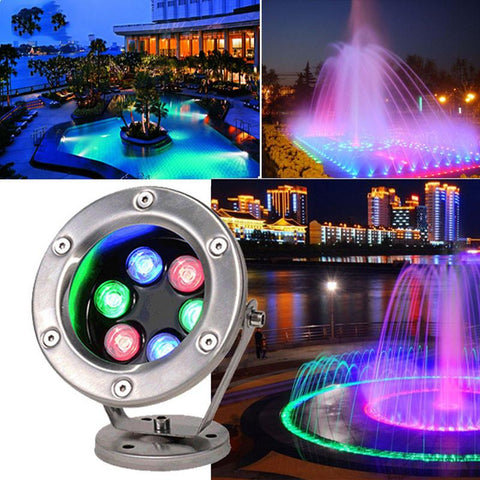 Stainless Steel LED Fountain Lamps Ip68 Waterproof Swimming Pool Lights-TI00973-Veeddydropshipping