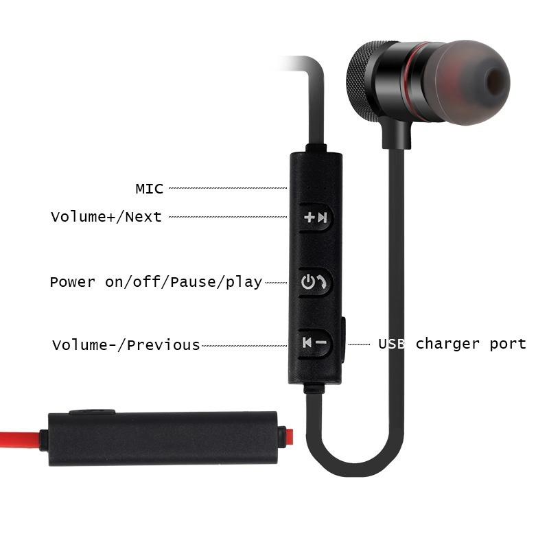 Bluetooth headset with neck, stereo headset-Veeddydropshipping