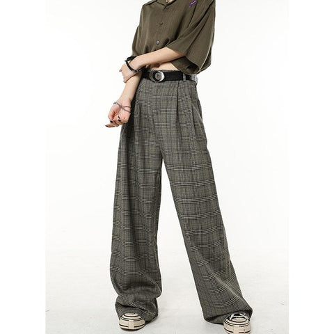 Women Long Trousers Wide Leg Pants-WF00643-Veeddydropshipping