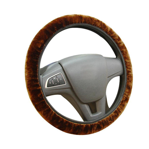 High-density Warm Plush Winter Steering Wheel Protector-AM01493-Veeddydropshipping