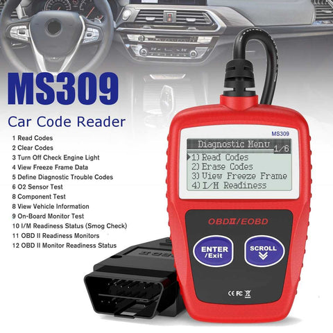 MS309 Universal OBD2 Scanner Check Engine Fault Code Reader-AM00296-Veeddydropshipping