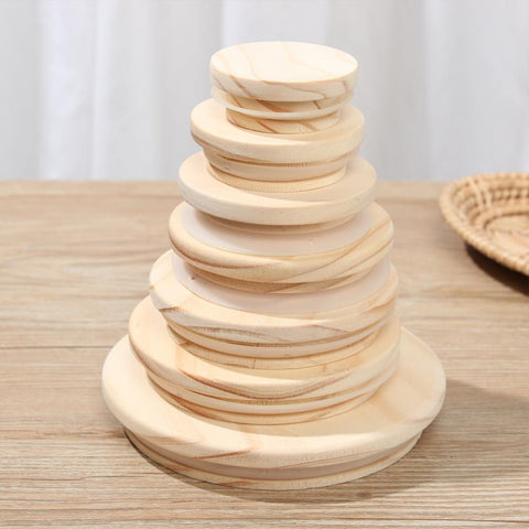 Reusable Wide Mouth Cover Wood Lids-HA00961-Veeddydropshipping